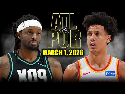 Portland Trail Blazers vs Atlanta Hawks Full Game Highlights – March 1, 2026 | NBA Season
