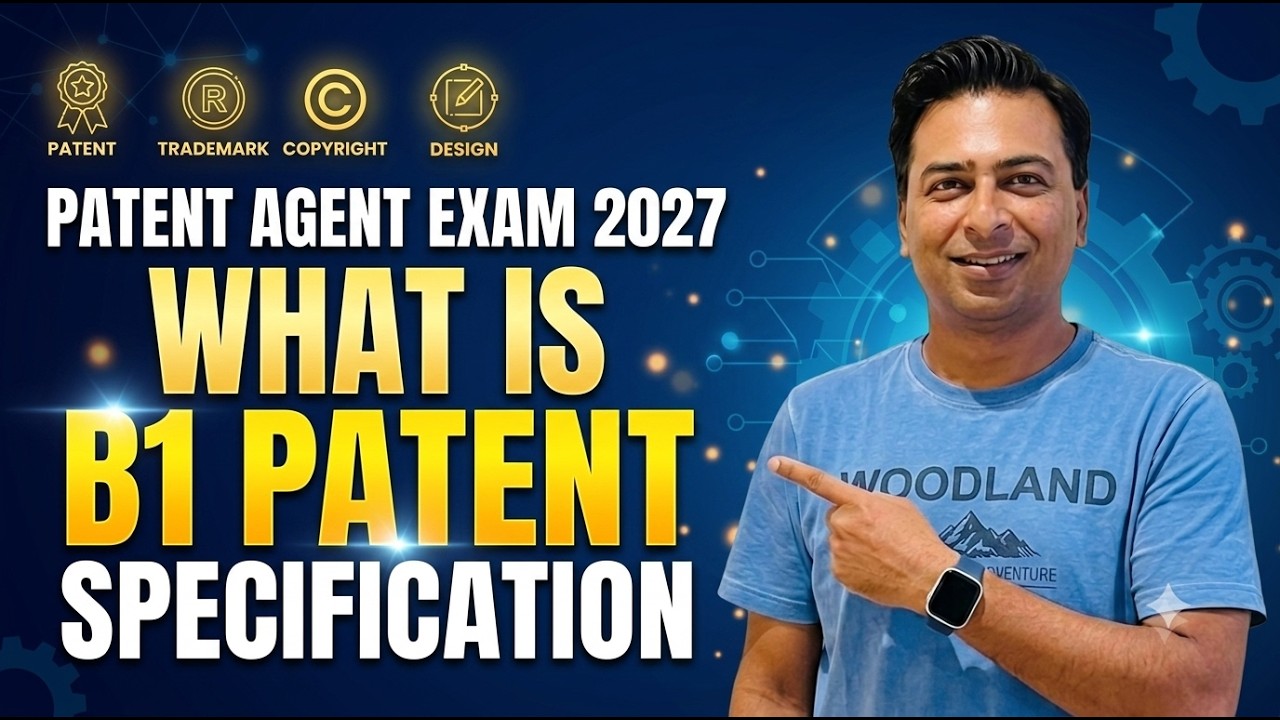B1 Patent Specification India Explained