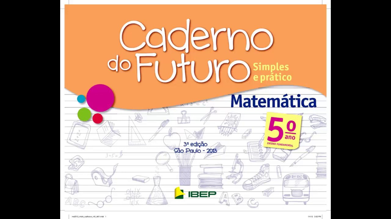 Caderno do Futuro - Matemática 5° ano