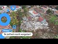 Veel scholen verwoest na aardbevingen in Indonesië