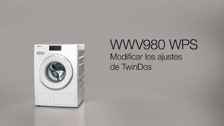 Miele Cómo modificar los ajustes de TwinDos en la lavadora WWV980 WPS de Miele anuncio