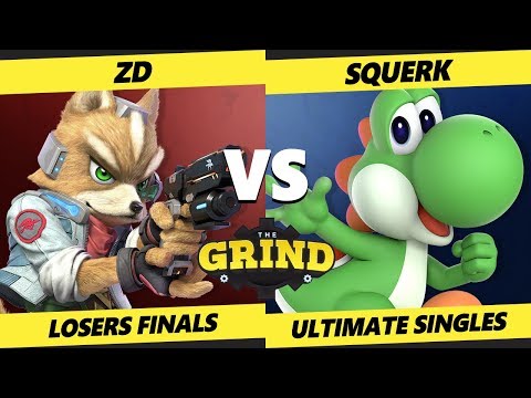 Smash Ultimate Tournament - ZD (Fox) Vs. Squerk (Yoshi) - The Grind 85 SSBU Losers Finals