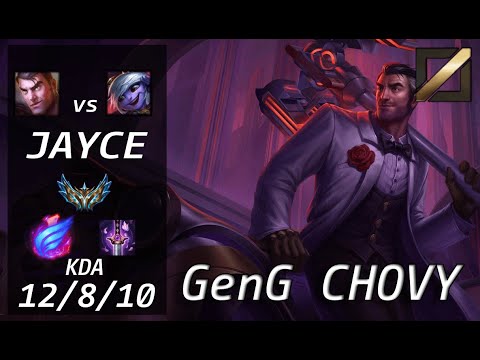 【GenG Chovy】 JAYCE vs TRISTANA - KR Challenger Patch 13.10