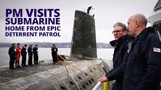 Prime Minister visits nuclear deterrent submarine returning from epic 204-day patrol