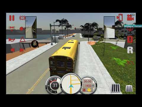 a tour of the Los Angeles Suburban map in bus simulator 17