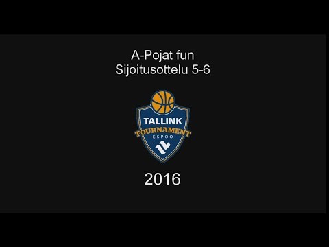 Tallink tournament 2016, A-pojat Fun Sijoitusottelu 5-6 MaSu - Lieto-Koris