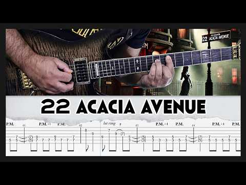 Iron Maiden | 22 Acacia Avenue | TAB | Guitar Cover | Lesson