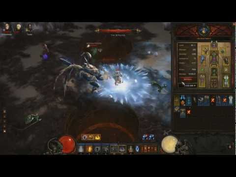 Diablo 3 HD fr (24) Tutorial Izual Act 4 Solo Inferno (Armageddon ) Tanking Monk (Moine)