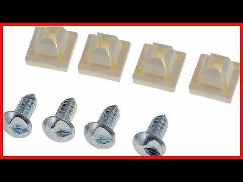 Dorman 49258 License Plate Screw Kit, 4 Pack