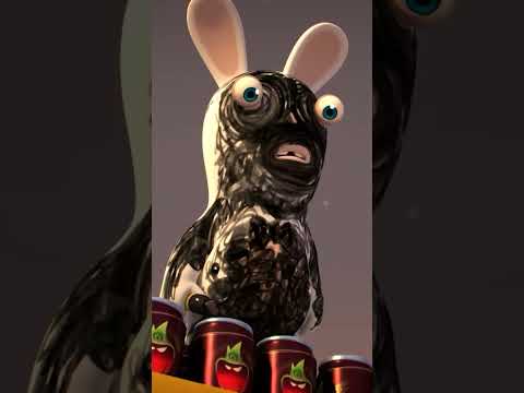 Some rabbids are sensitive... 🫣 | Rabbids Invasion | Animaj Kids #shorts