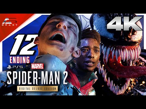 SPIDER-MAN 2 PS5 4K - PART 12 - VENOM BOSS FIGHT AND ENDING - MALAYALAM WALKTHROUGH | A Bit-Beast