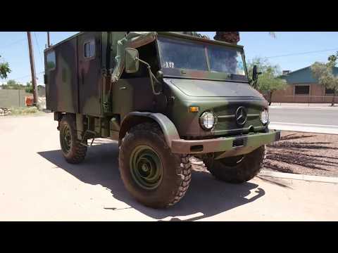 Unimog 404 walkaround and inside tour.