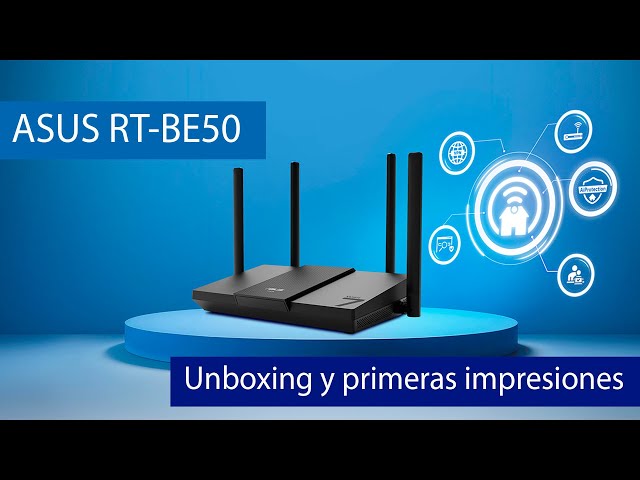 Vídeo relacionado con ASUS RT-BE50 - Router Extensible Inteligente AiMesh WiFi 7 de Doble Banda