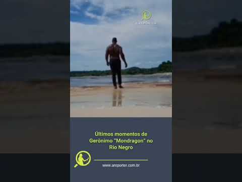 O vídeo mostra o ex lutador de MMA Gerônimo Mondragon às margens do Rio Negro, em São Gabriel da Cac