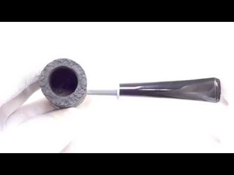 NEW! Tsuge E Star Sandblasted Chimney Stack Billiard Sitter Smoking Pipe From PIPELIST.COM