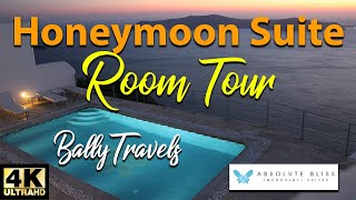 Absolute Bliss Hotel IMEROVIGLI - SANTORINI - Honeymoon Suite Room Tour - 4K
