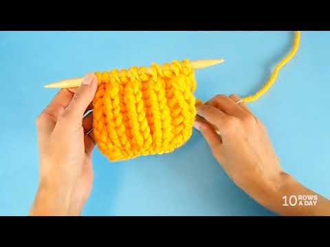 The Easiest Way to Knit Brioche Stitch