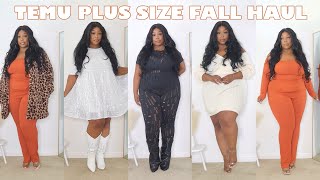 TEMU Plus Size Fall Fashion Haul: Cozy, Chic, and Under $20!
