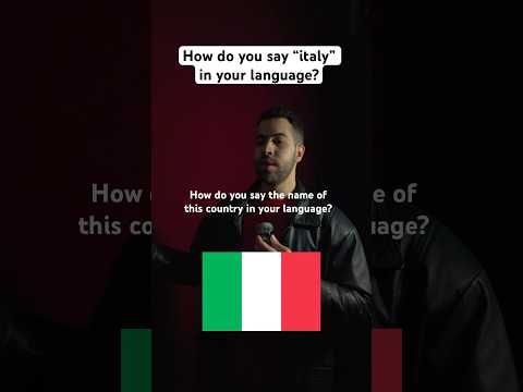 “Italy 🇮🇹” in different languages! #funny #languages #polish