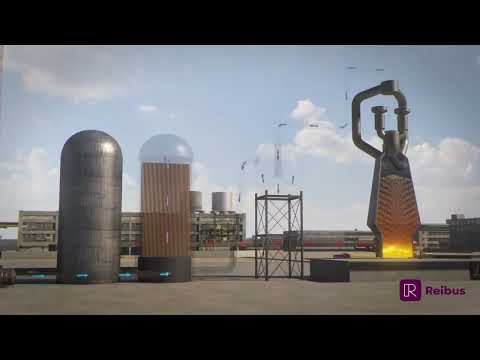 Industrial 3D Animation Video | Reibus - Blast furnace