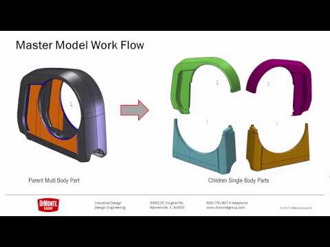 SOLIDWORKS Tutorial - Fantastic Plastic 02 - Master Model Workflow