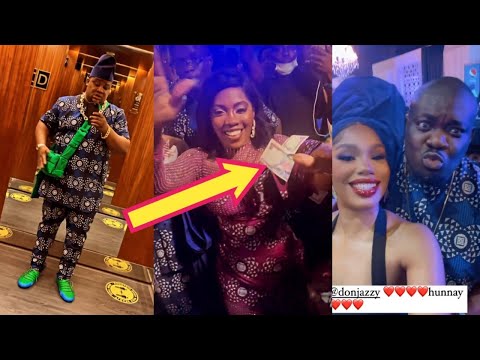 Don jazzy, Chief Priest, Made Money Rain At Tiwa Savage Father Fun£ral With other Celebrities