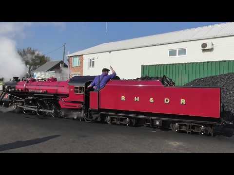 RH&DR Lokomotive Winston Churchill in Romney