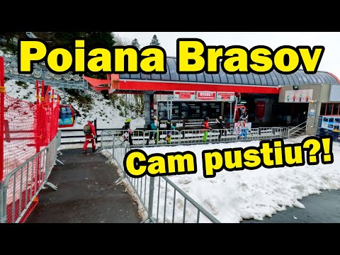M-a luat prin surprindere pârtia din Poiana Brașov