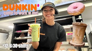 DAY IN MY LIFE AS A DUNKIN WORKER *my funniest video*