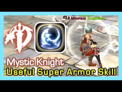 Mystic Knight OP Super Armor Skill / Nest run test / Dragon Nest Korea