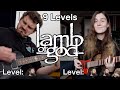 9 Levels of Lamb of God Riffs - Easy To Hard - Ft. 2Sich