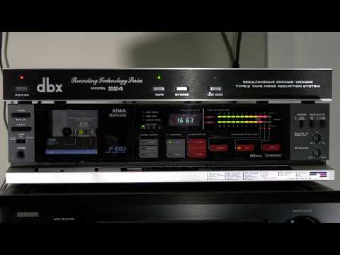 Aiwa ADF-660 and dbx 224  Noise reduction unit.