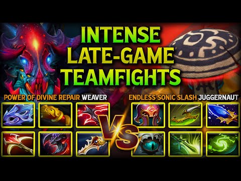 INTENSE LATE-GAME TEAMFIGHTS | POWER OF DIVINE RAPIER WEAVER VS. ENDLESS SONIC SLASH JUGGERNAUT
