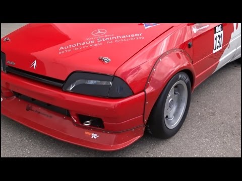 Citroen AX Rallye Slalom Germany Great Sound