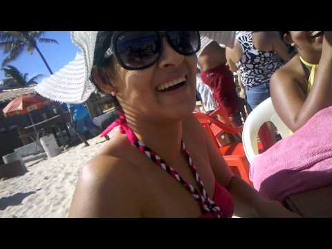 O Susto, dormindo na praia. (muito bom, kkkkk)