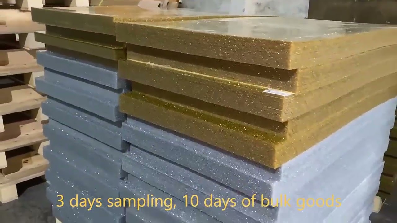 Premium Glitter Acrylic Sheets in Stock | Heavy Duty Acrylic Blocks