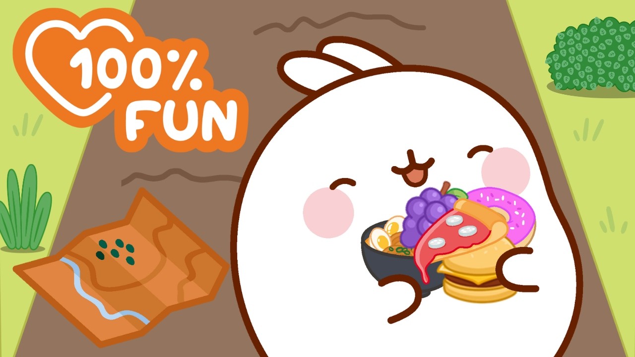 Molang Match’n Munch! 🥑🍕 Cutest Food Puzzle Game Moments