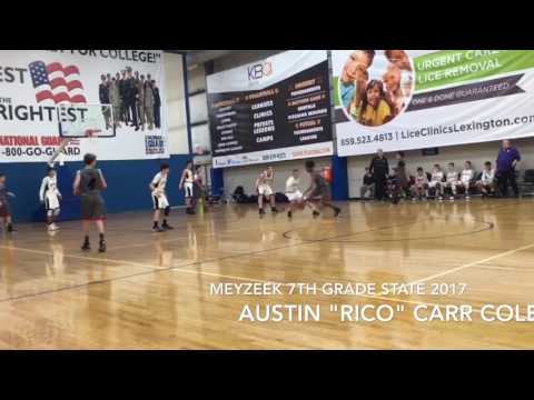Austin "Rico" Carr-Cole goes off at Kentucky 7th Grade State 2017
