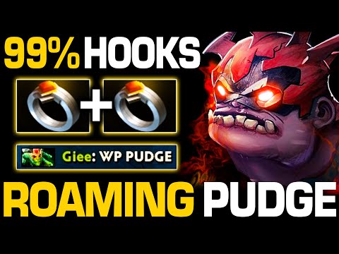 99% Accurate Hooks!!! Roaming Pudge With Crazy 2x Ring of Protection | Pudge Official