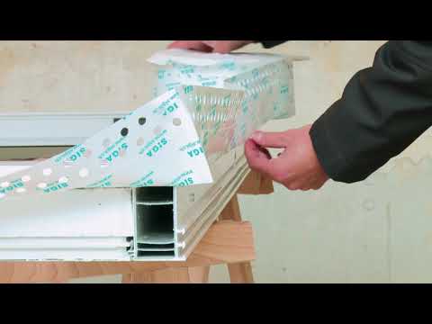 Schürze vorbereiten mit SIGA Fentrim 20