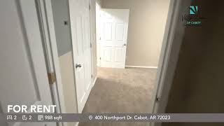 2 Bedroom 2 Bath Apartment Tour at The Village Square of Cabot | Modern Living in Cabot, AR