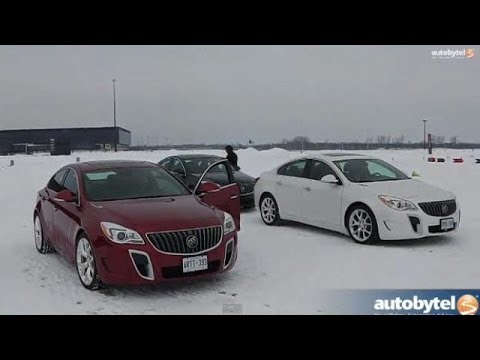 2014 Buick Regal GS AWD Winter/Ice Driving @ ICAR Motorsports Complex