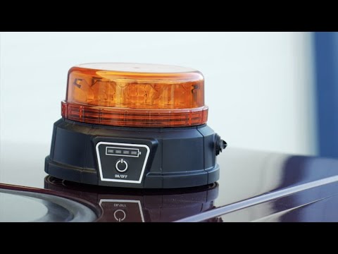 Trux Class 1 Wireless Rechargeable Beacon LED Warning Light (TLED-W12)