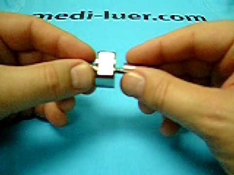 Details of the use of the ISO-594/1 Figure 4 Luer Reference Fitting