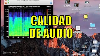 Calidad del Audio descargado desde Youtube (Comprobar)