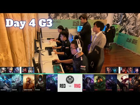 RED vs RNG - Day 4 LoL MSI 2022 Group Stage | Red Canids vs Royal Never Give Up full game
