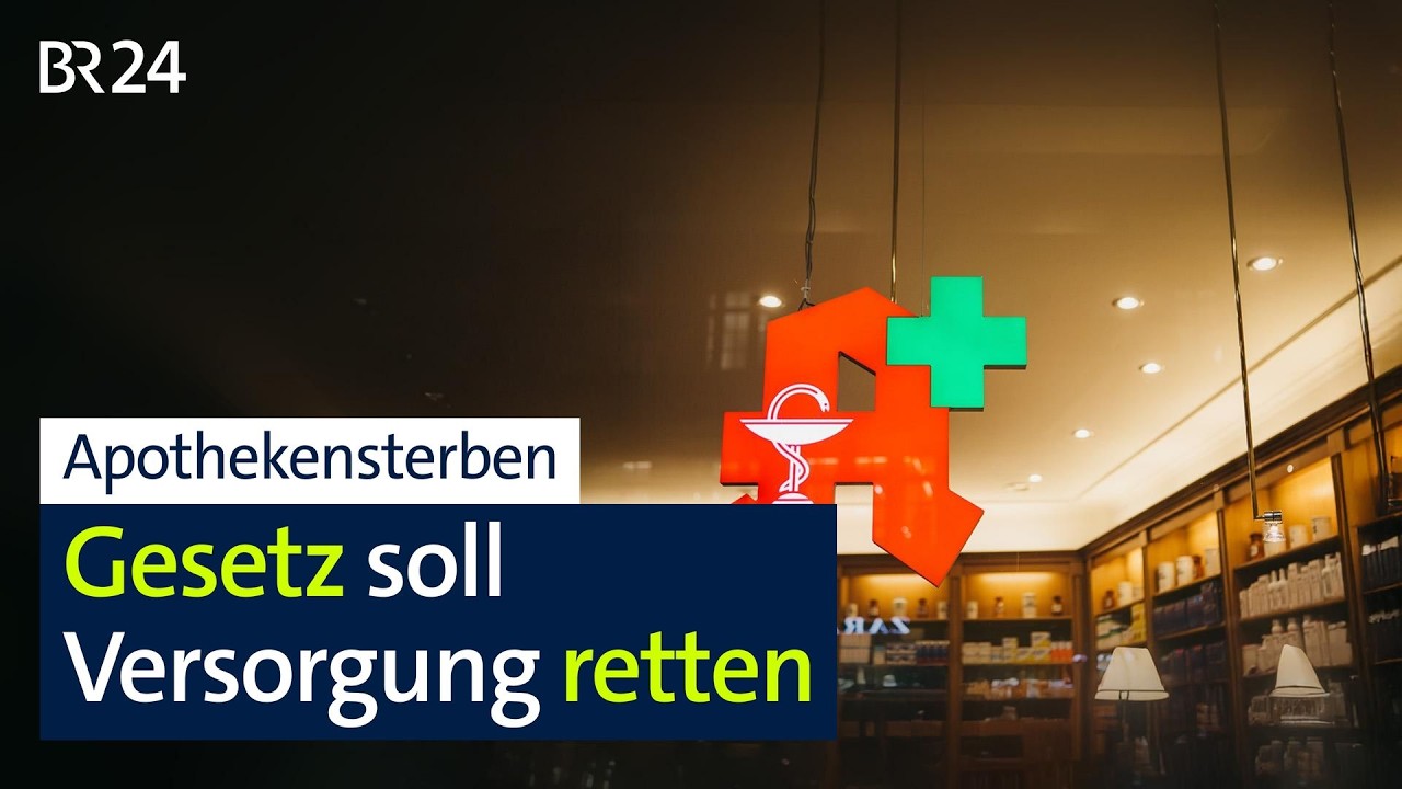 Apothekensterben: Gesetz soll Versorgung retten | BR24