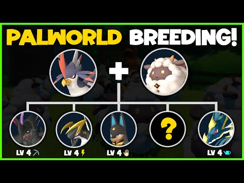 How I Got Crazy Strong Pals From Simple Breeding! Palworld Breeding Guide