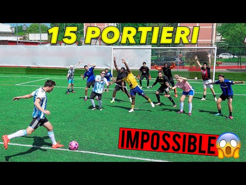 SHOT on GOAL against 15 GOALKEEPERS!! IMPOSSIBLE CHALLENGE w/YouTube Italia