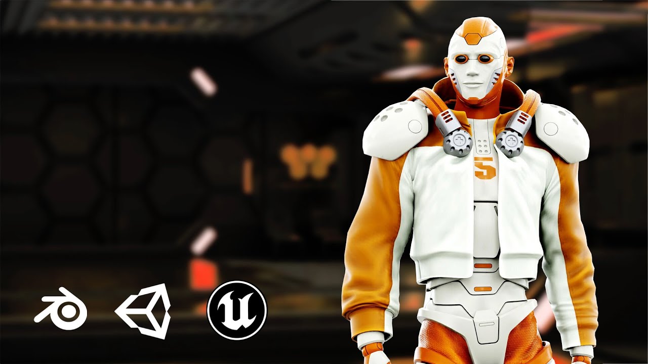 CYBORGTOPIA B-4 Auto-Rig Pro Rigged For Mixamo Unreal Engine Unity 3D Model